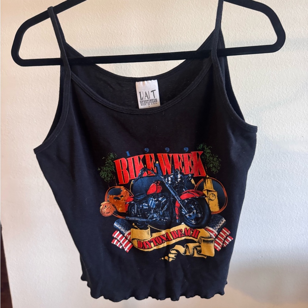Vintage Biker Tank Size Large Fits Like S/M